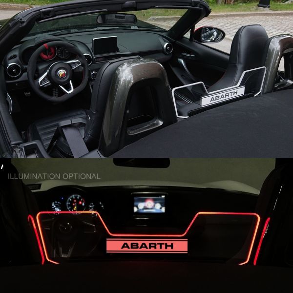 Color illuminated Wind deflector- The perfect addition to your Fiat Spider accessories