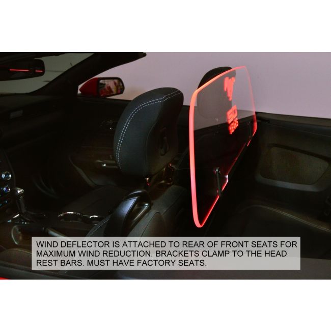Mustang Convertible 2005-2014 Wind Deflector (Front Mount)