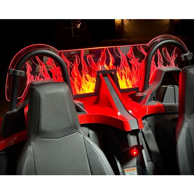 Polaris Slingshot Wind Deflector (Tubular Rounded) Rollbar