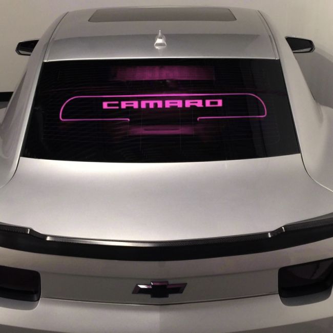 Camaro Coupe Glow Plate 5th Gen - 2011-2015
