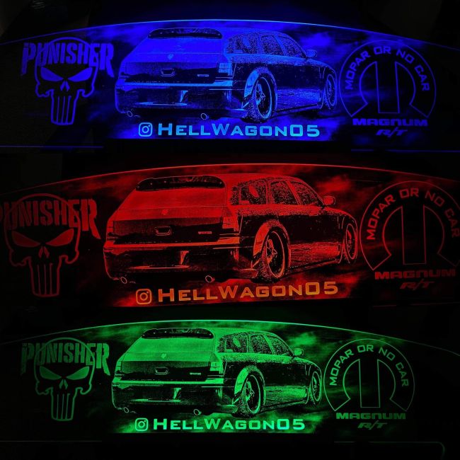 Dodge Magnum Glow Plate
