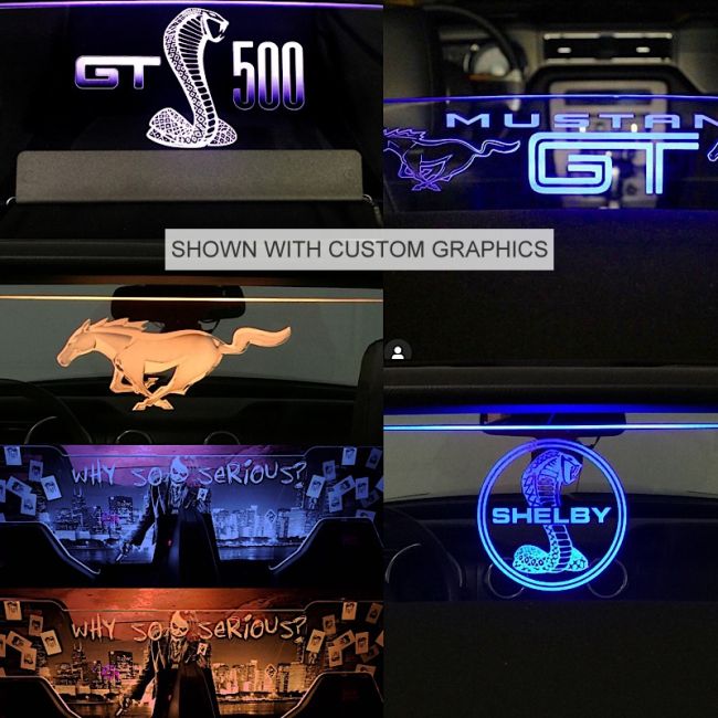 Mustang Convertible 2005-2014 Wind Deflector (Front Mount)