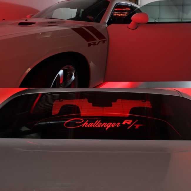 Dodge Challenger Glow Plate 2008-Present