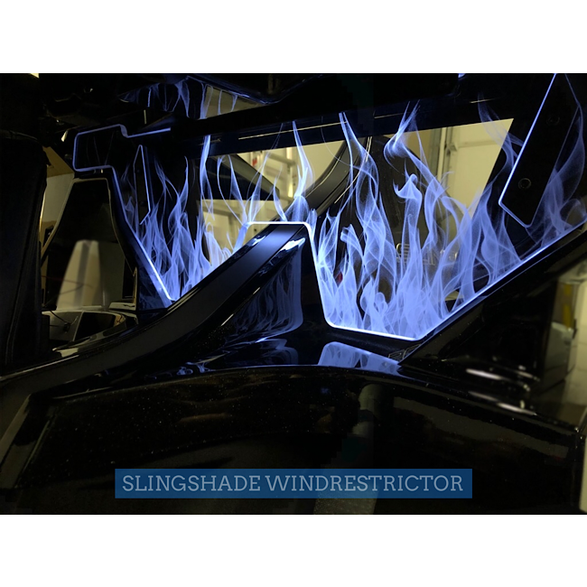 Polaris Slingshot Wind Deflector (Tubular Rounded) Rollbar