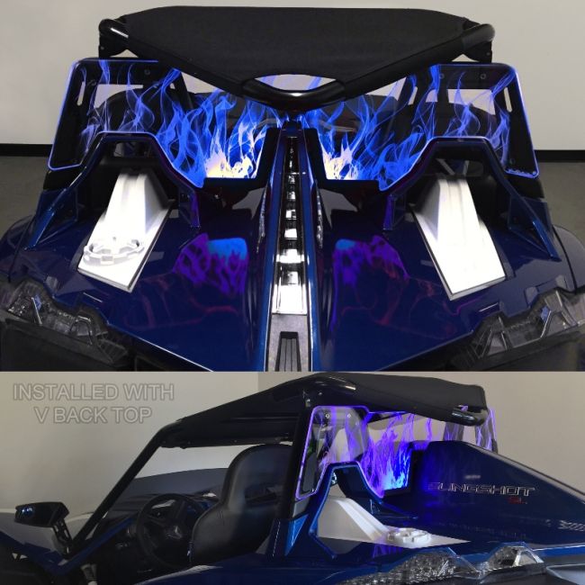 Polaris Slingshot Wind Deflector (Tubular Rounded) Rollbar