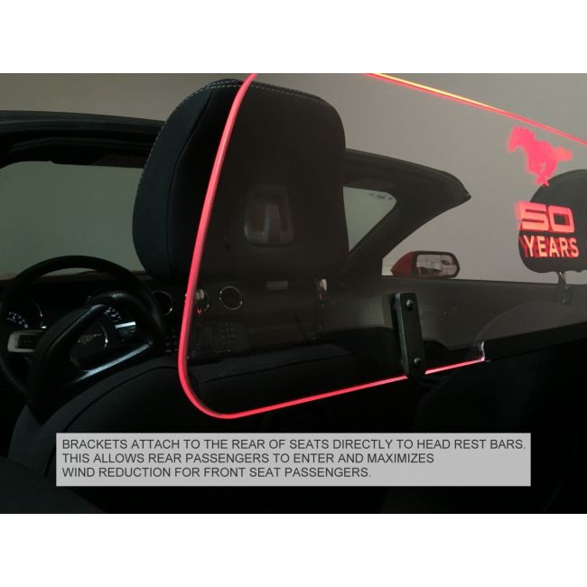 Mustang Convertible 2015+ Wind Deflector (Front Mount)