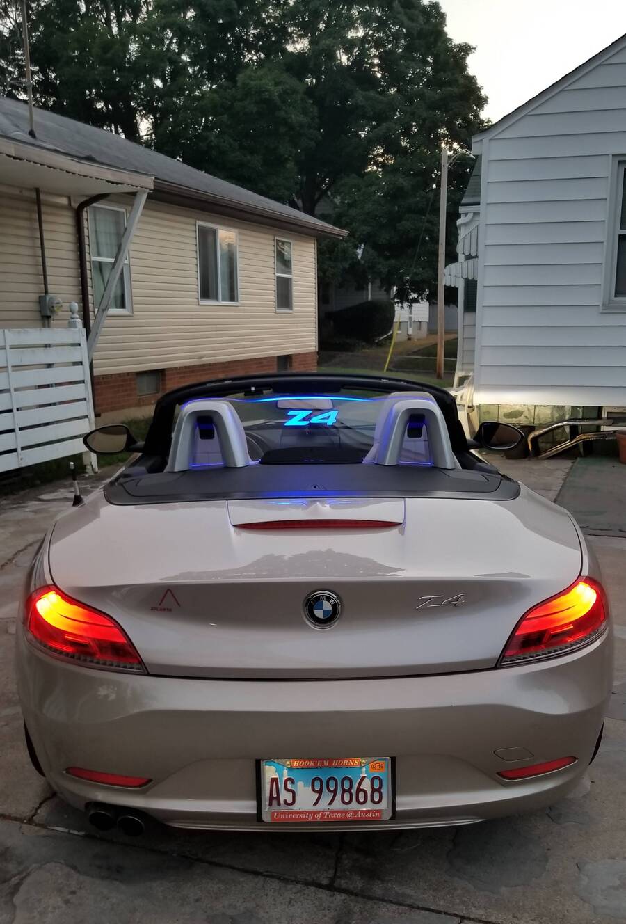 BMW Z4 Custom Wind Deflector Screen